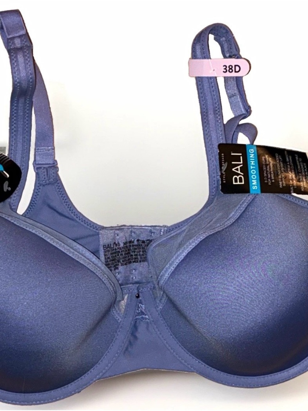 Bali Smooth Underwire Bra in Lavender Blue